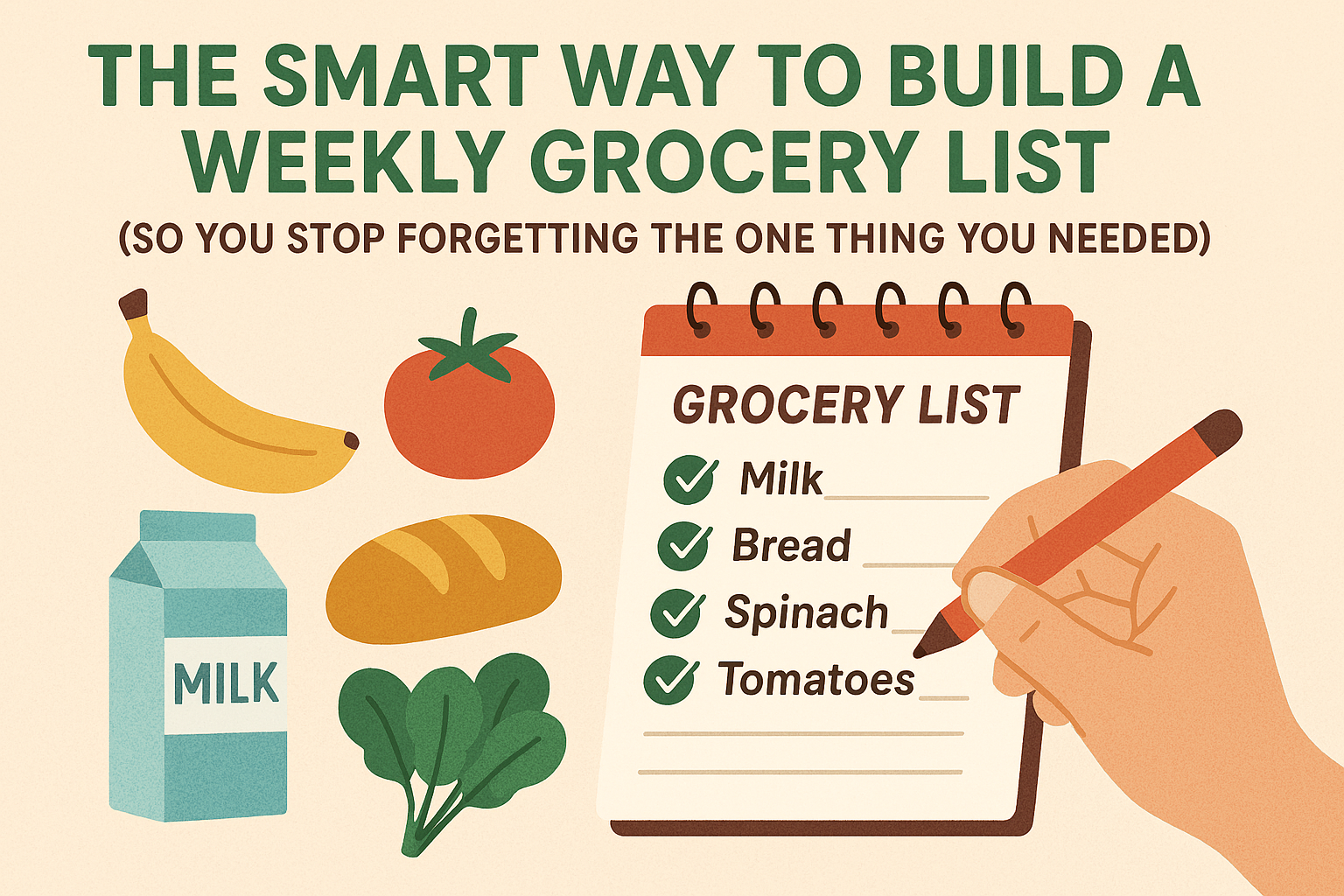 The Smart Way to Build a Weekly Grocery List (So You Stop Forgetting the One Thing You Needed)